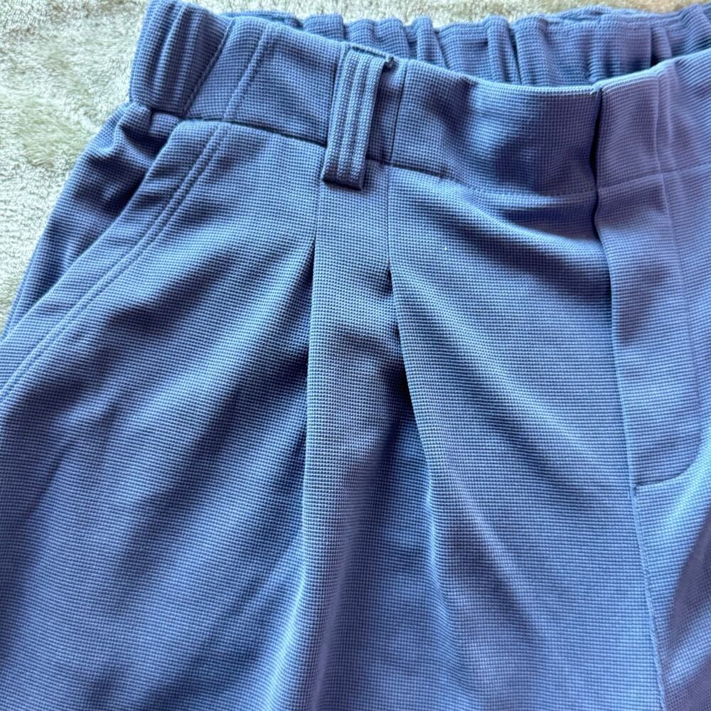 NWT Halara High Rise Wide Leg Pull On Pleated Ponte Work Pants Office - Picture 5 of 8